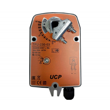 Электропривод UCP TFU-230-03 с возвратной пружиной